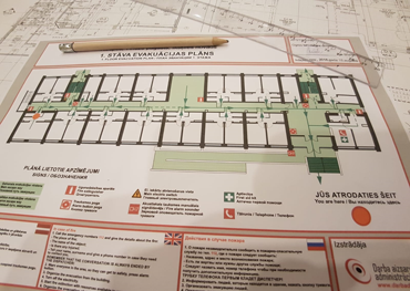 Evakuācijas plānu izstrāde